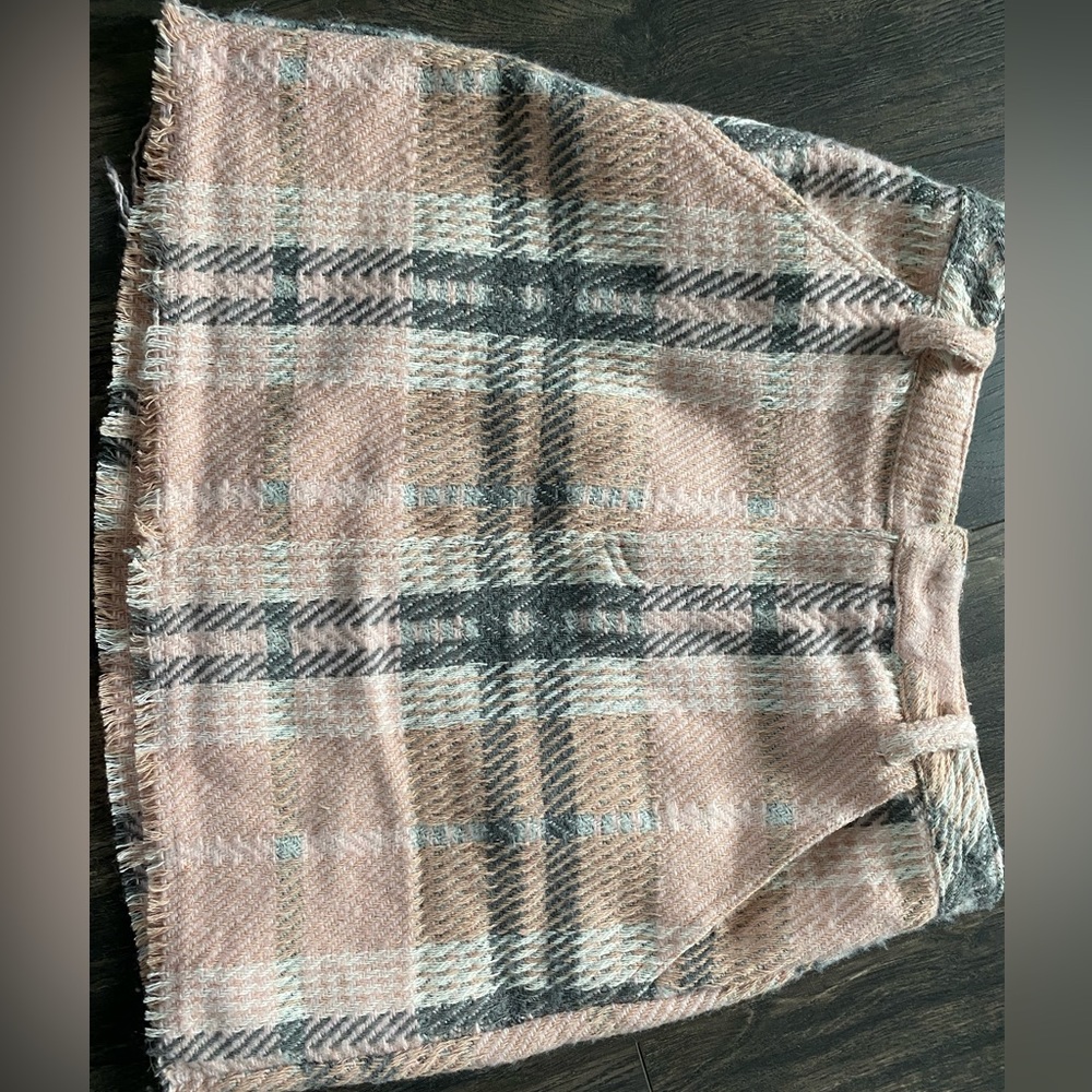 Paper Crane Plaid Skirt